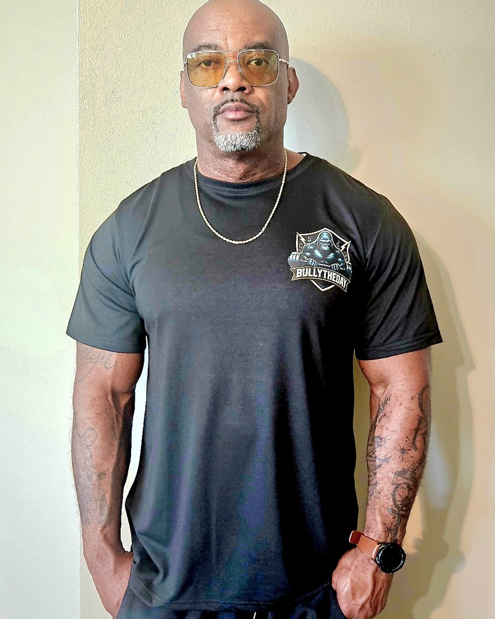 Classic Tee, front: crest on the left chest